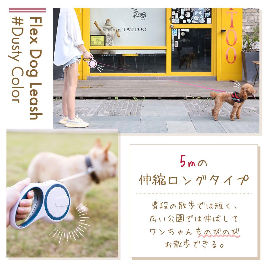 割引価格 犬 リード 伸縮 おしゃれ 長い 5m 犬用 小型犬 中型犬 軽量 コンパクト かわいい Whitesforracialequity Org