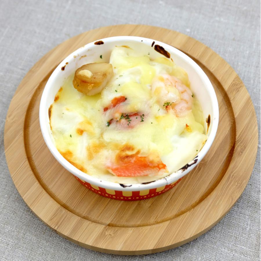 電子レンジで簡単　無添加惣菜 ライフメイト 海鮮グラタン　180g× 1個 ポイント消化　時短調理　温めるだけ　紙容器 |  | 02