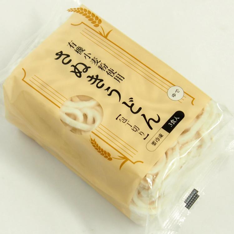 冷凍 七星食品 冷凍有機小麦粉使用さぬきうどん（庖丁切） 200g×3食入 |  | 01