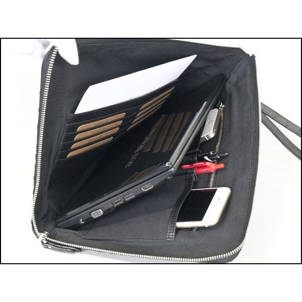 87%OFF!】Godane クラッチバッグ カイマンワニ CCC 本革 BLACK バッグ