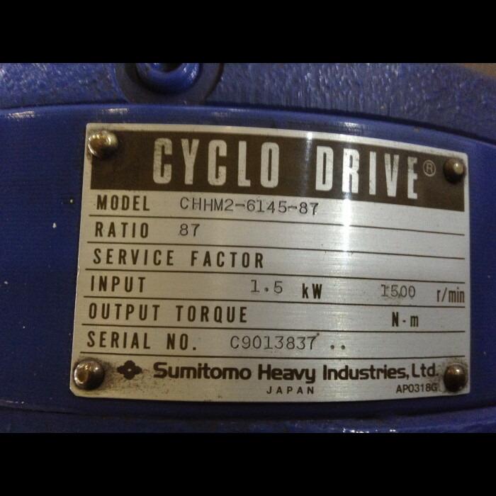 SUMITOMO HEAVY INDUSTRIES 住友重機械工業 サイクロ減速機 SUMITOMO HEAVY INDUSTRIES 住友重機械工業 サイクロ減速機