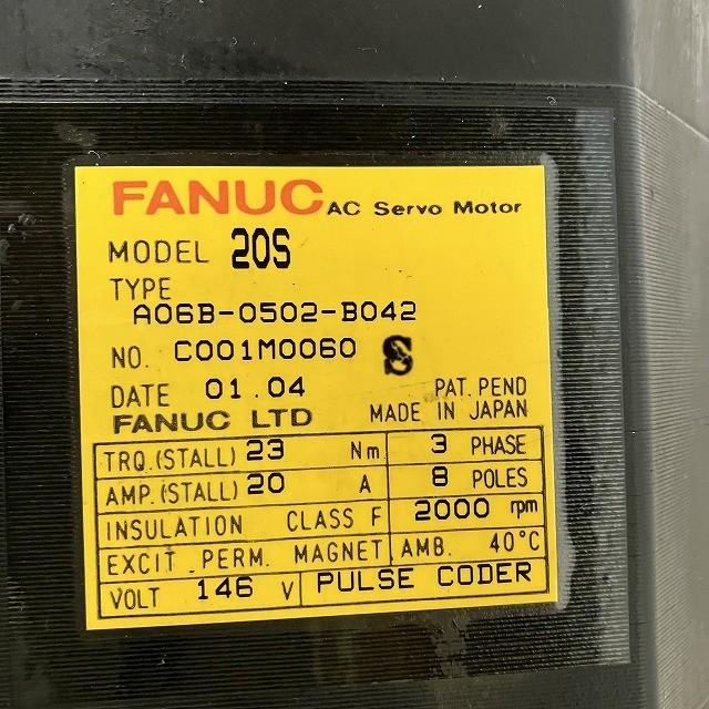 FANUC ファナック サーボモータ A06B-0502-B042 : e-Spares.jp FANUC ファナック サーボモータ A06B-0502-B042 : e-Spares.jp