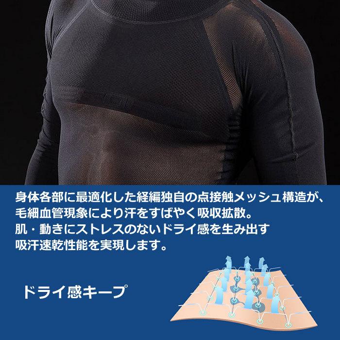 ゼロフィット・アイスウィーブ ZERO FIT ICE WEAVE 長袖 クルーネック ユニセックス 男女兼用 涼しい 高機能下着の画像