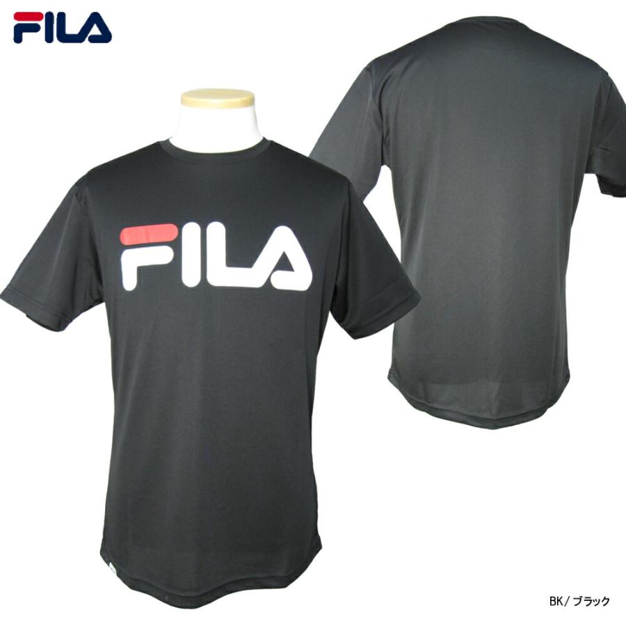 フィラ FILA メンズ ドライメッシュ グラフィック半袖Tシャツ 410-908 メール便可｜e-sport｜05