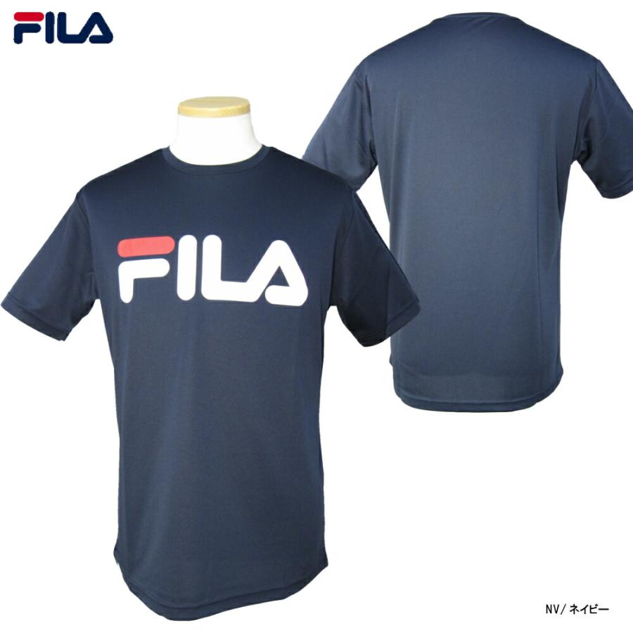 フィラ FILA メンズ ドライメッシュ グラフィック半袖Tシャツ 410-908 メール便可｜e-sport｜07