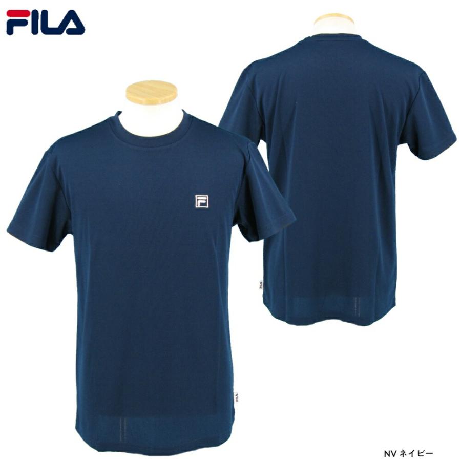 フィラ FILA メンズ ワンポイント刺繍 半袖 Tシャツ  412-922｜e-sport｜08