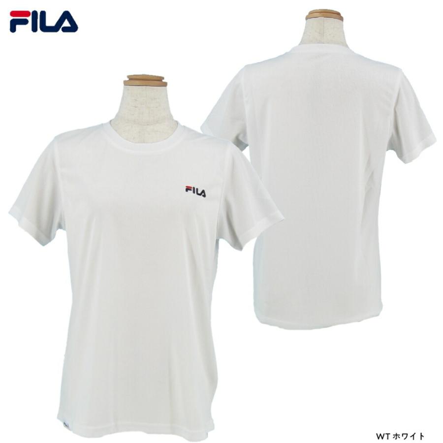 フィラ FILA レディース ワンポイントロゴ刺繍 半袖 T 412-924｜e-sport｜07
