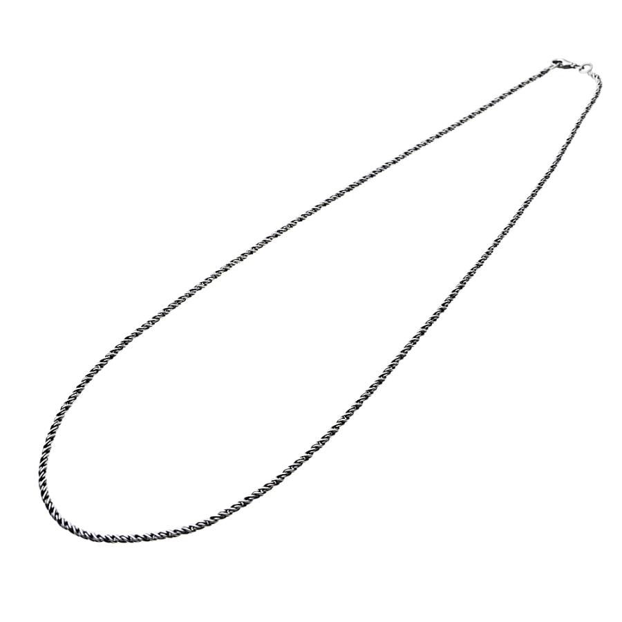 幅2mm スパイラル シルバーチェーン シルバー925 silver925 シルバー925 silver925 シルバーアクセサリー c0020の画像