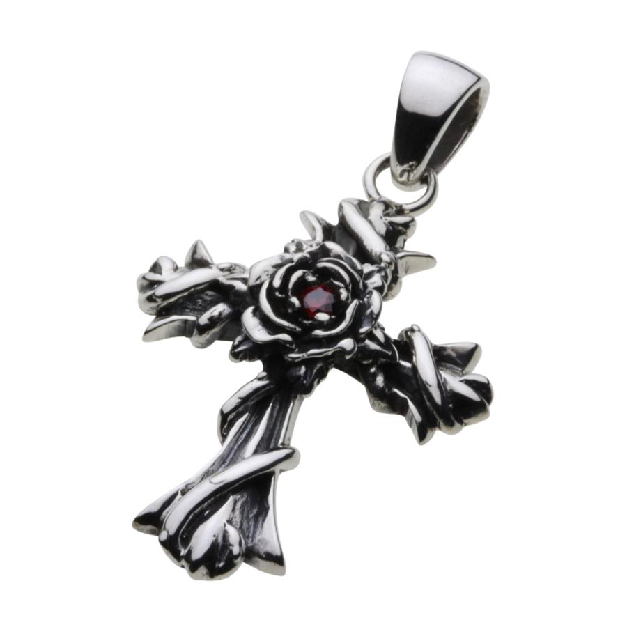 シルバー925 ローズ クロス ペンダント メンズ シルバーペンダント シルバーアクセサリー Fp0355 Cr110 シルバーアクセサリーfigmart 通販 Yahoo ショッピング