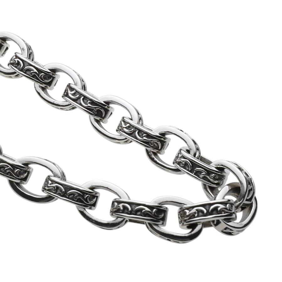 シルバーブレスレット メンズ アラベスク チェーン シルバー925