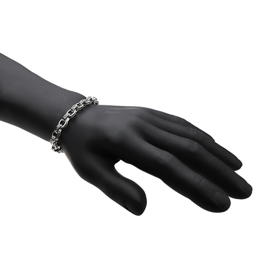 シルバーブレスレット メンズ アラベスク チェーン シルバー925