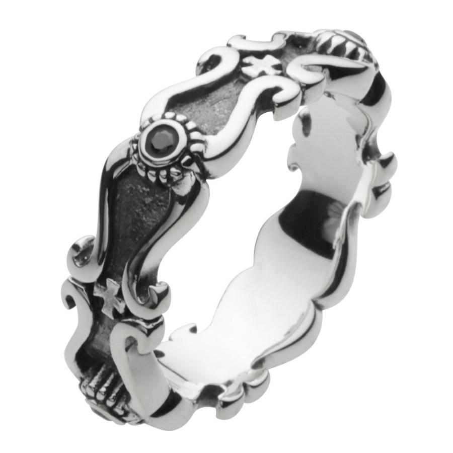 ジルコニア シルバーリング 指輪 レディース エレガント クロス