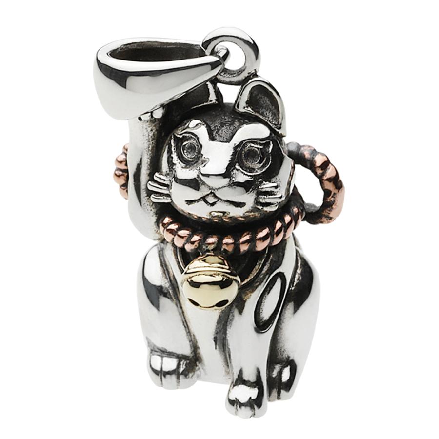 シルバーペンダント メンズ 三毛 招き猫 シルバー925 シルバー 