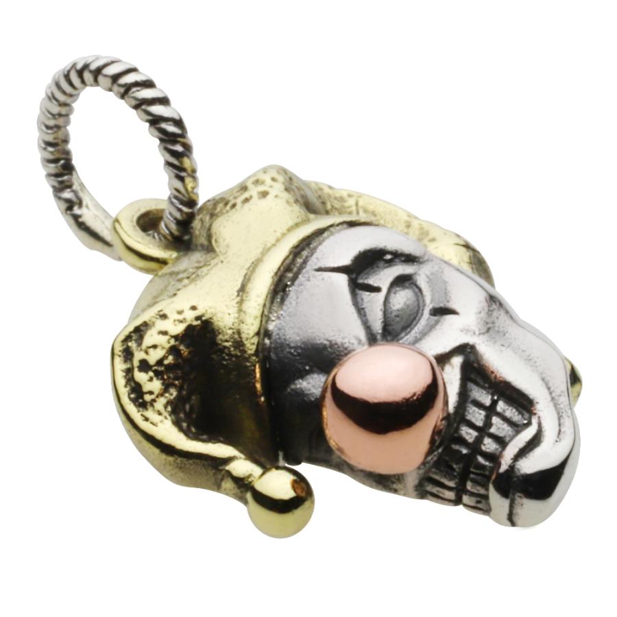 シルバーペンダント メンズ  ピエロ フェイス シルバー925 シルバーアクセサリー fp0593の画像
