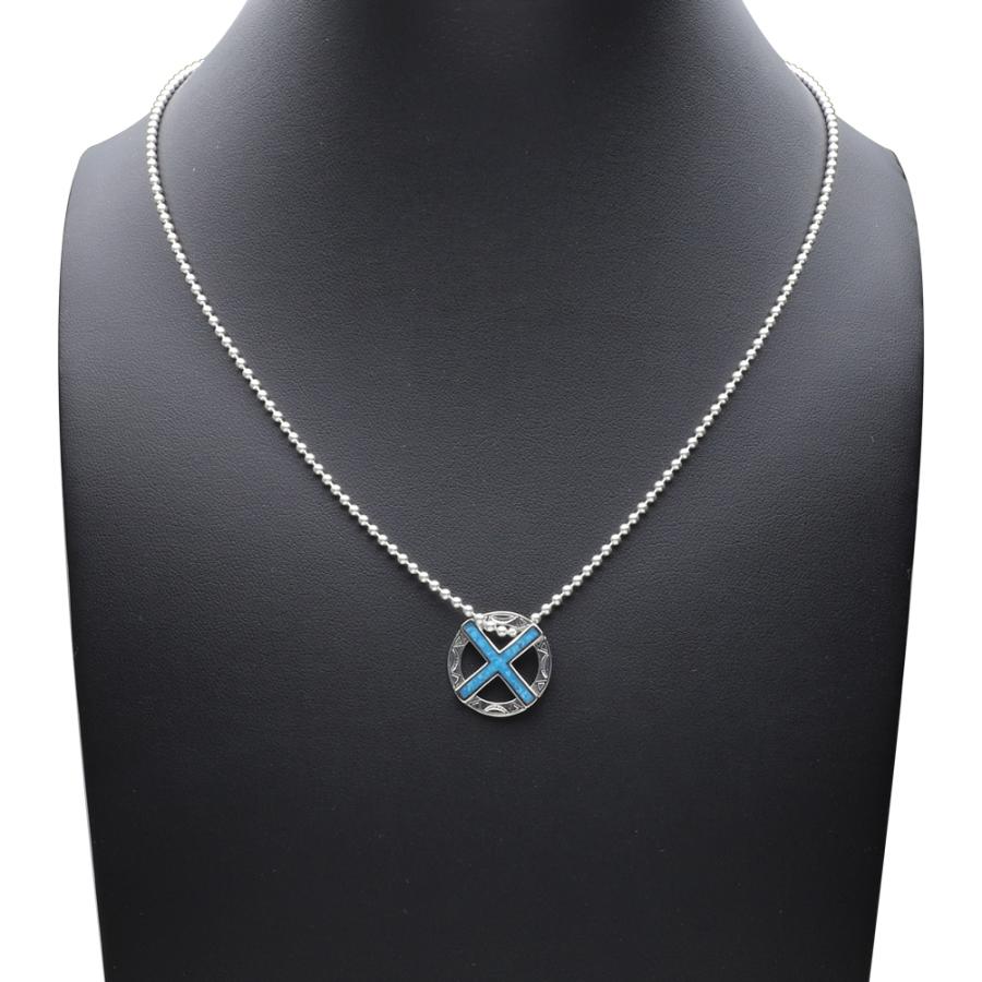 ターコイズ シルバーペンダント メンズ メディスンホイール