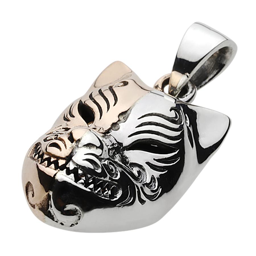 ペンダントトップ 狐面 シルバー925 ペンダント メンズ シルバーペンダント シルバーアクセサリー Fp0410 Hp103 シルバーアクセサリーfigmart 通販 Yahoo ショッピング