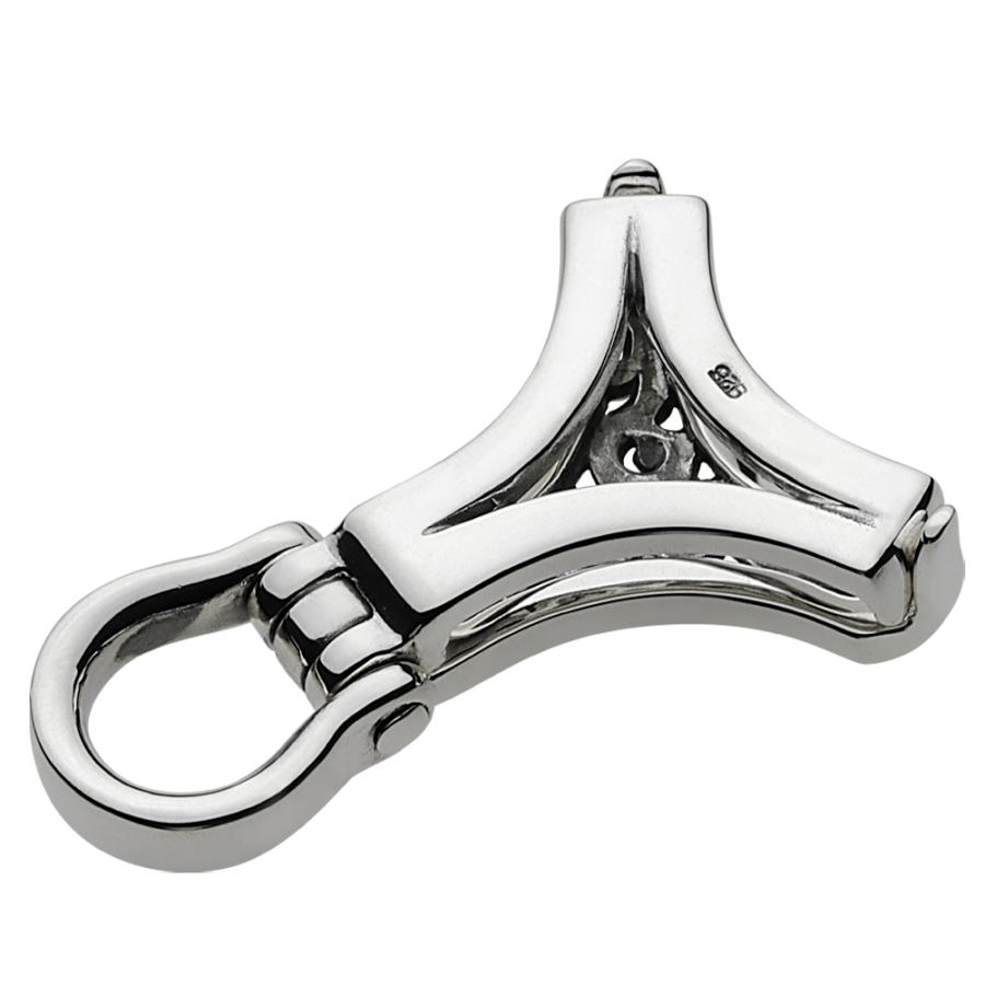 シルバーペンダント メンズ ピックケース アラベスク 唐草 音楽 ギター