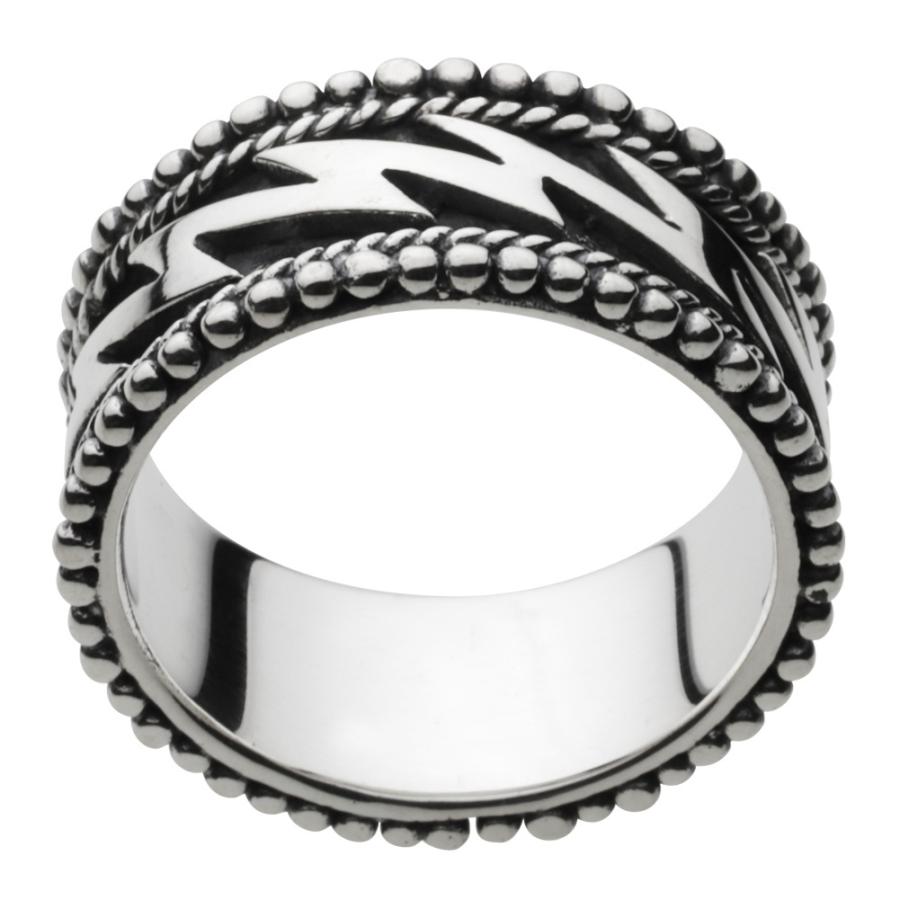 シルバーリング 指輪 メンズ ライトニング ライン 雷 ハード ロック シルバー925 リング かっこいい  silver925 シルバーアクセサリー fr0178の画像
