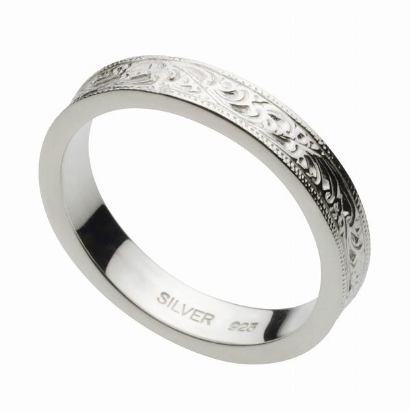 シルバーリング 指輪 メンズ ホワイト アラベスク ウェーブ 波 ハワイアンジュエリー 細い 細身 シルバー925 リング 大きいサイズ シルバーアクセサリー fr0399 |  | 02