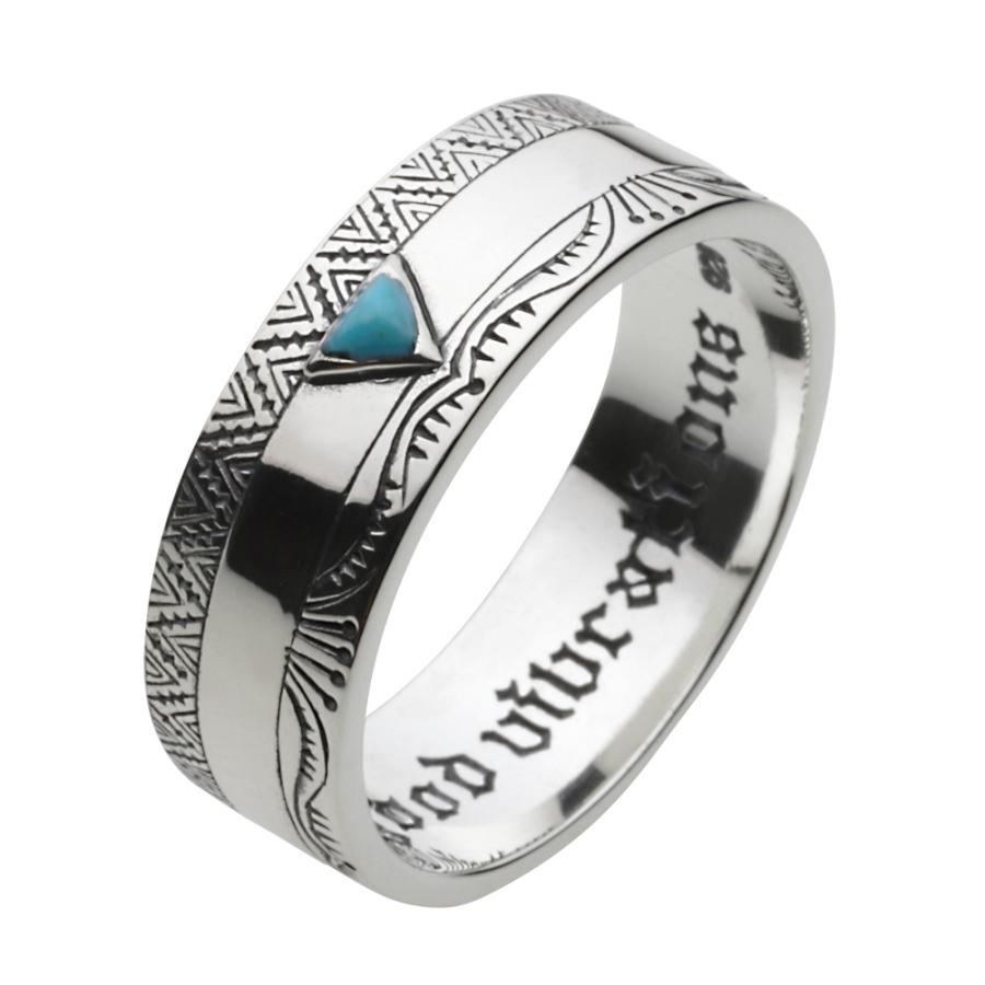 ターコイズ シルバーリング 指輪 メンズ ネイティブ インディアン