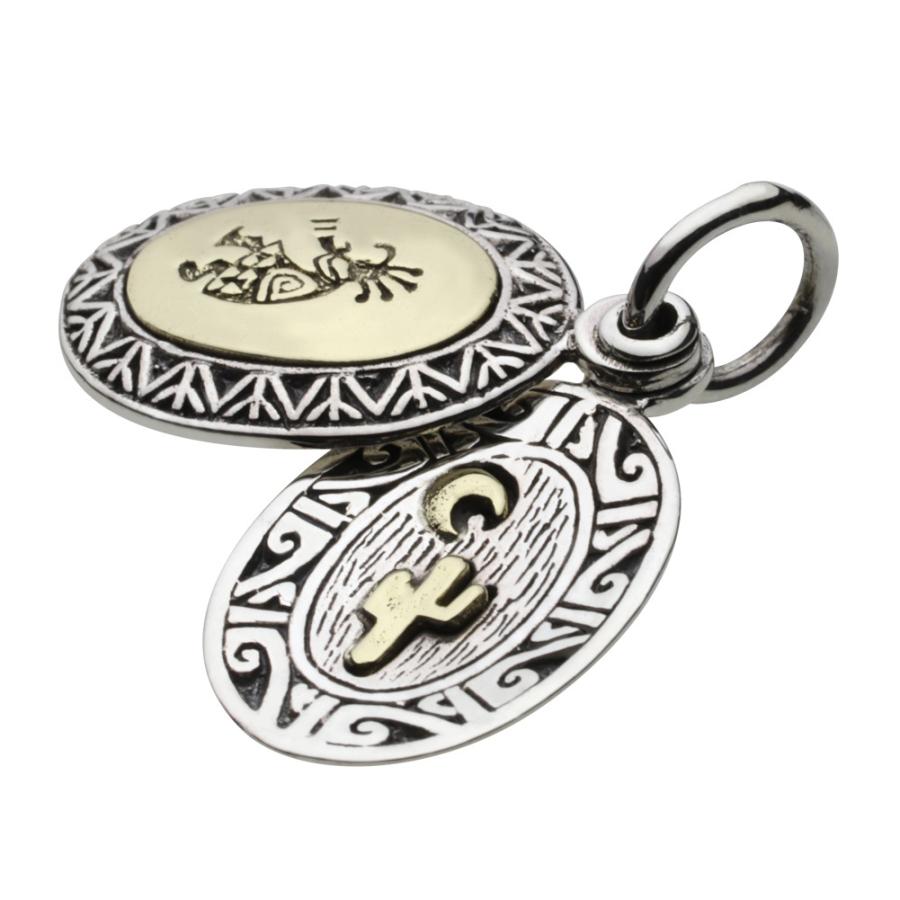 シルバーペンダント メンズ ネイティブ ココペリ メダイ インディアン