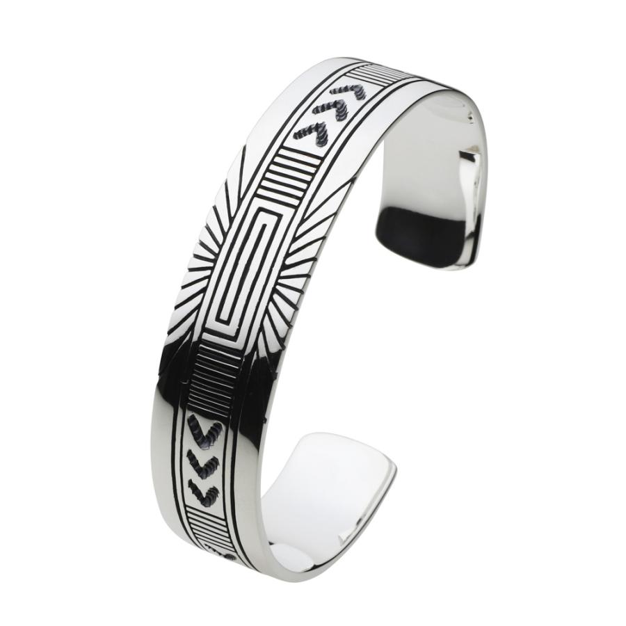 シルバーブレスレット メンズ バングル ネイティブインディアン