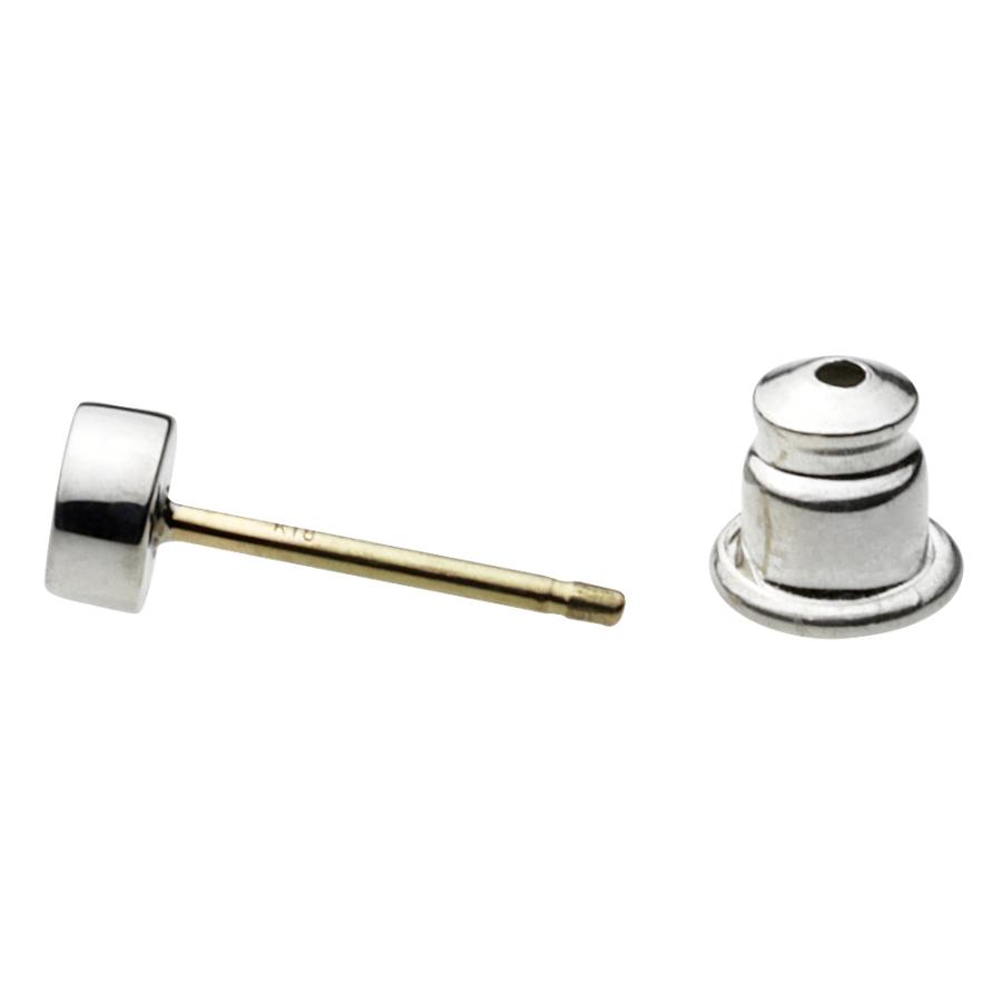 シルバーピアス 18金ポスト メンズ アイコン シルバー925 silver925 ピアス 片耳 小さめ おしゃれ 丸 シルバーアクセサリー fe0108の画像