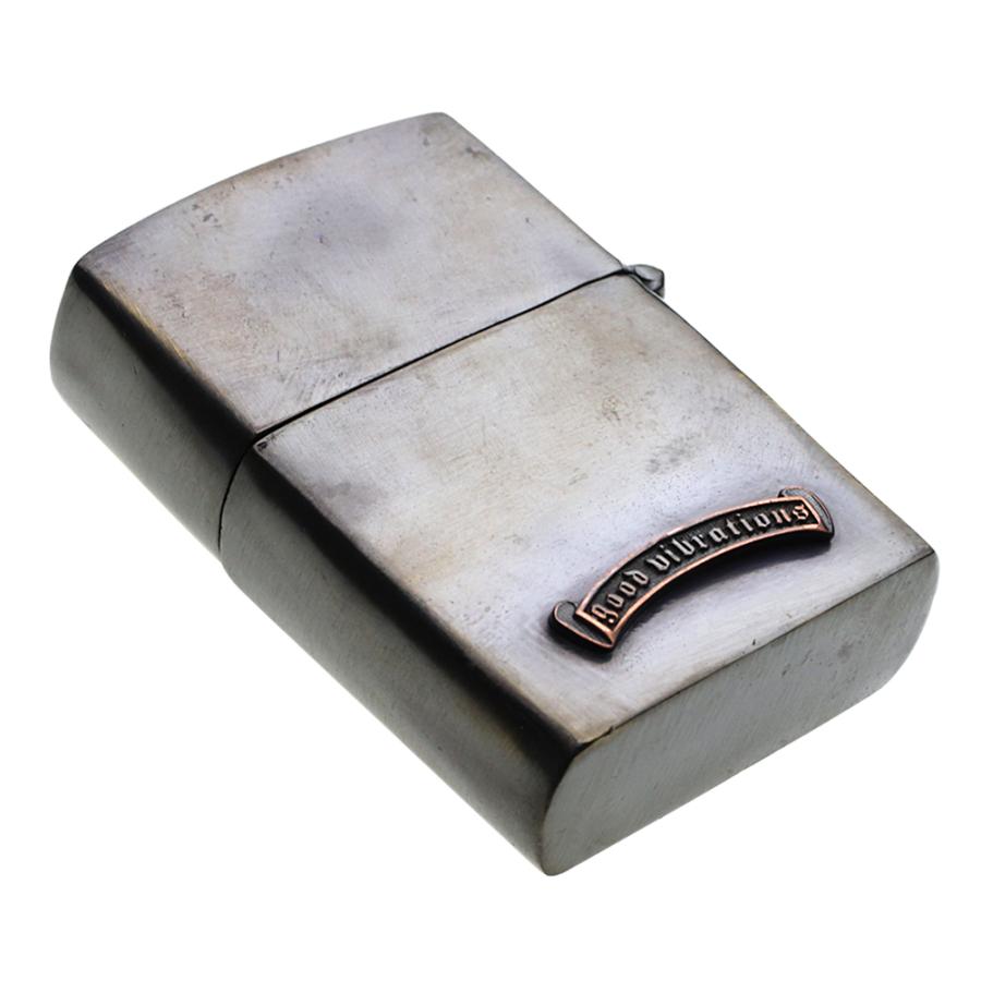 真鍮オイルライター リップ＆ドル リップアンドタン 唇 パンクロック スカル アメリカンロック ZIPPO ジッポ ブラス アクセサリー s0055の画像