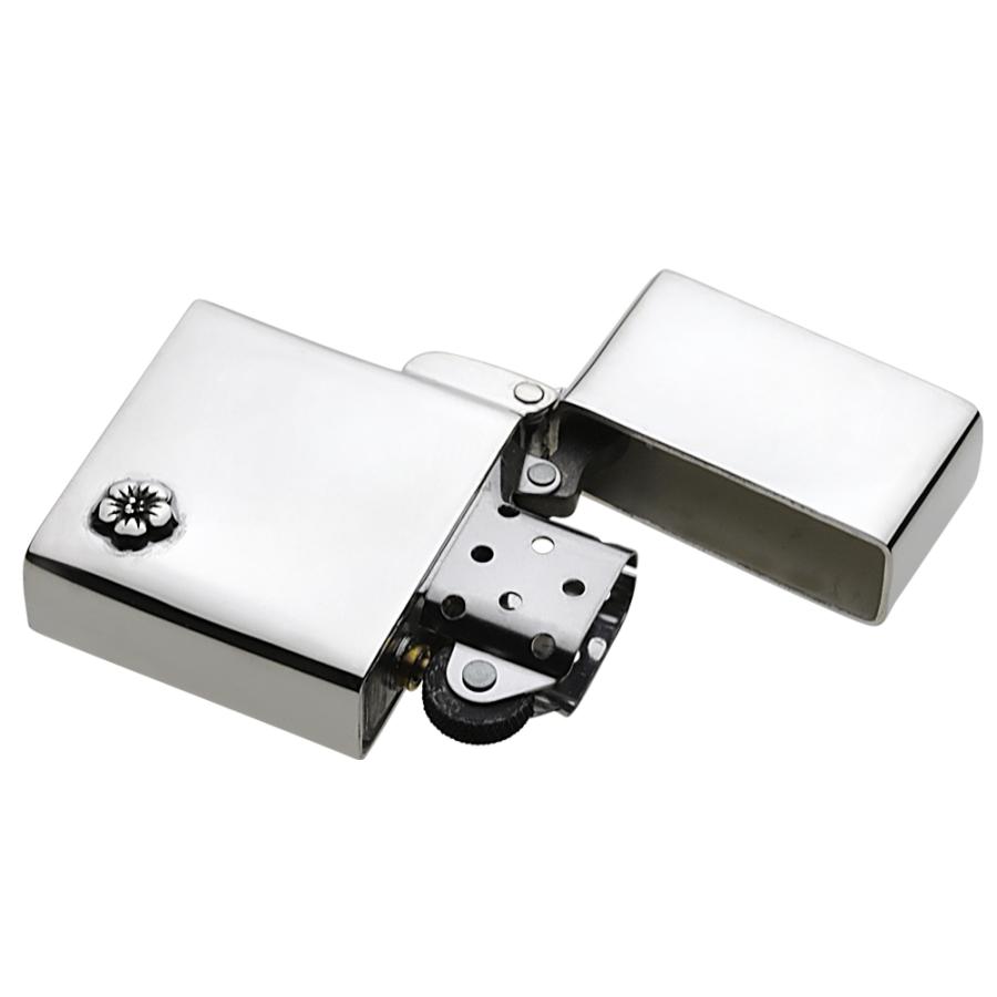 シルバー 925刻印 BIG ショートライター　ケース　フローラル　タイニー シルバー 925刻印 BIG ショートライター ケース フローラル タイニー