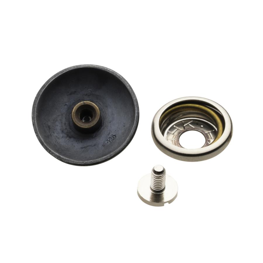 シルバーコンチョボタン シルバー925 silver925 クロス バイカー