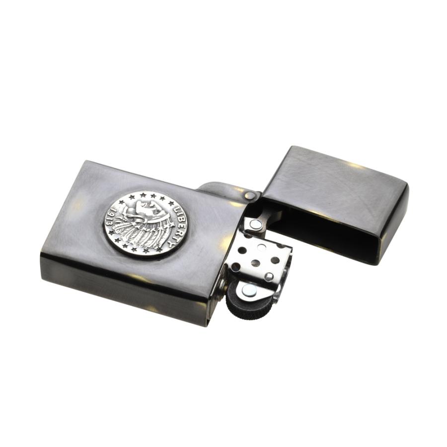 真鍮オイルライター コイン ネイティブ ZIPPO ジッポ ブラス
