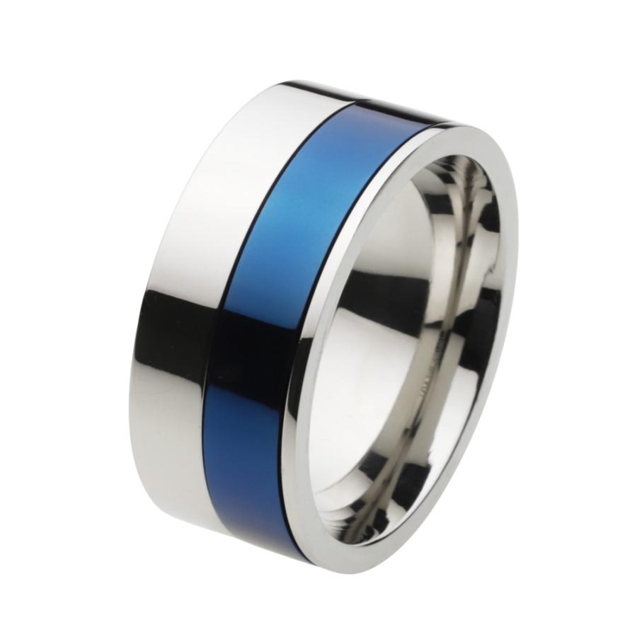 指輪 メンズ ブルー ライン ステンレス リング メンズ ステンレスリング ステンレスアクセサリー Fr6042 Ss23 シルバーアクセサリーfigmart 通販 Yahoo ショッピング