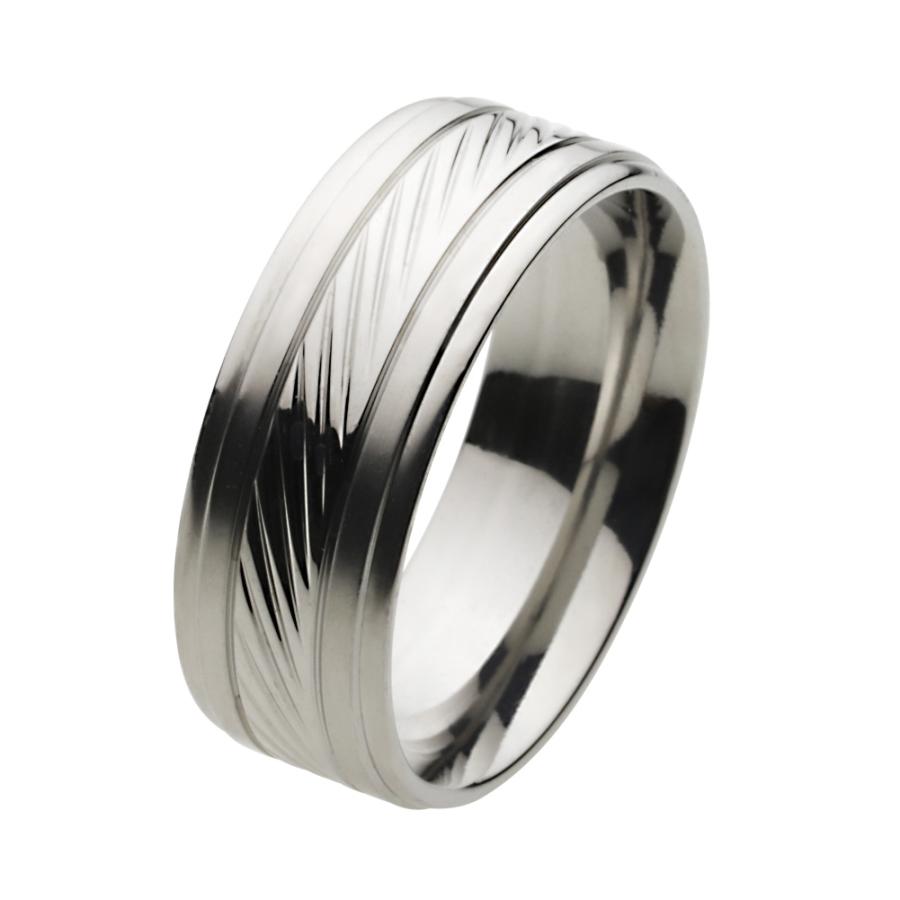 指輪 メンズ 2トーン カッティング ステンレス リング メンズ ステンレスリング ステンレスアクセサリー Fr6058 Ss48 シルバーアクセサリーfigmart 通販 Yahoo ショッピング