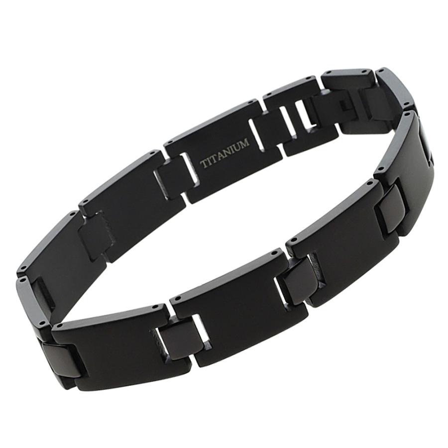 846ブラック、ブレスレット ブレスレット メンズ ブラック チタンブレスレット チタンアクセサリー