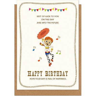 アートプリントジャパン ディズニーウッドパーツバースデーカード トイ ストーリー ジェシー Hc Apj 033 フジオカ文具e Stationery 通販 Yahoo ショッピング