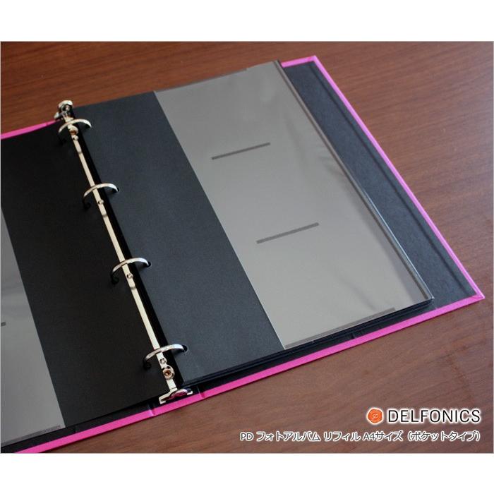 【新品未使用】デルフォニックス PDフォトアルバム リングL リフィル付き DELFONICS アルバム デルフォニックス PD フォトアルバム リング