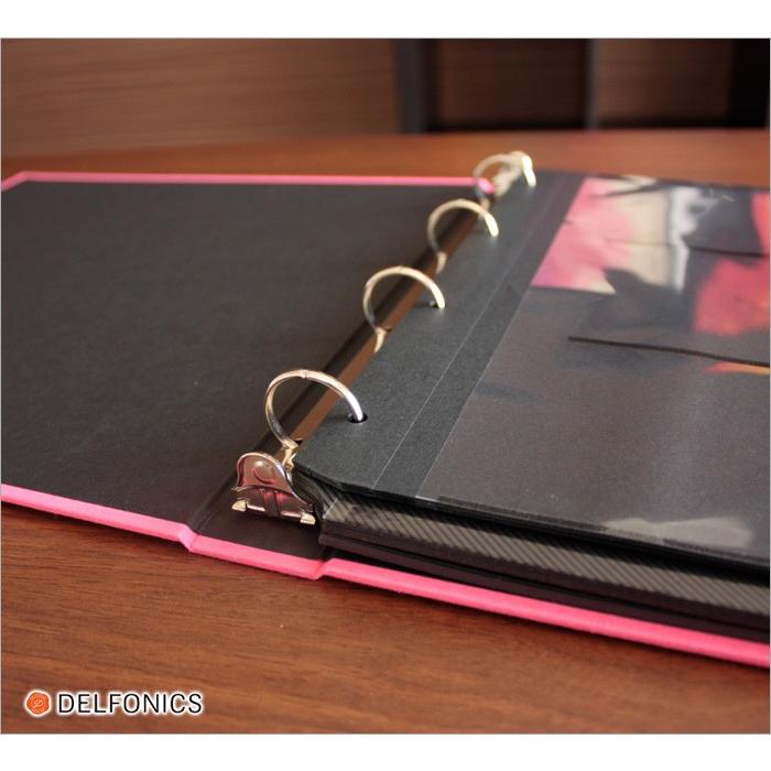 DELFONICS（デルフォニックス） 送料無料 PDフォトアルバム 粘着 黒