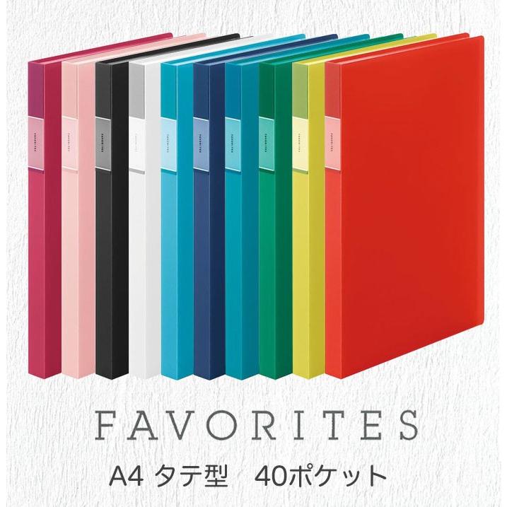 KING JIM キングジム クリアーファイル フェイバリッツ A4 40 KING JIM キングジム クリアーファイル フェイバリッツ A4 40
