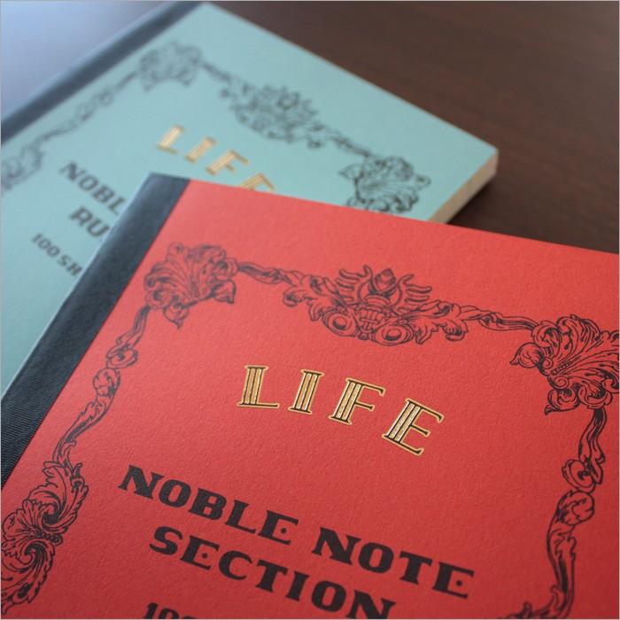 ライフ LIFE / ノーブルメモ （B7サイズ・無地ページ） 5冊セット （N41）｜e-stationery-fujioka｜04