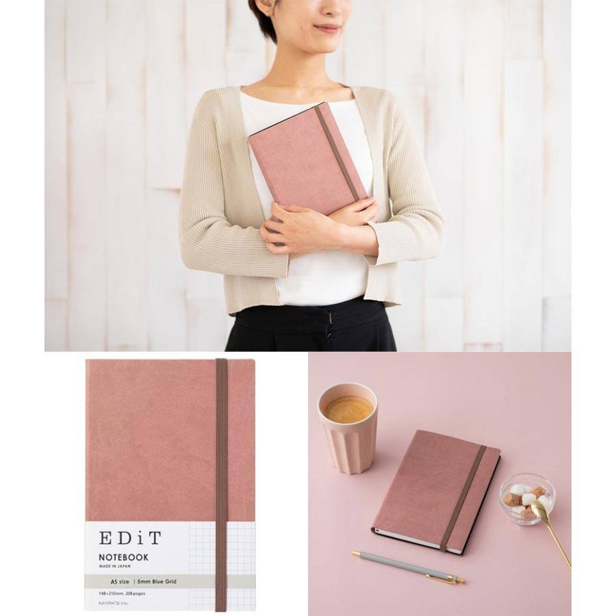 Romantic Time B5 クラフト 方眼ノート 5mm ゴールド箔押し 買収