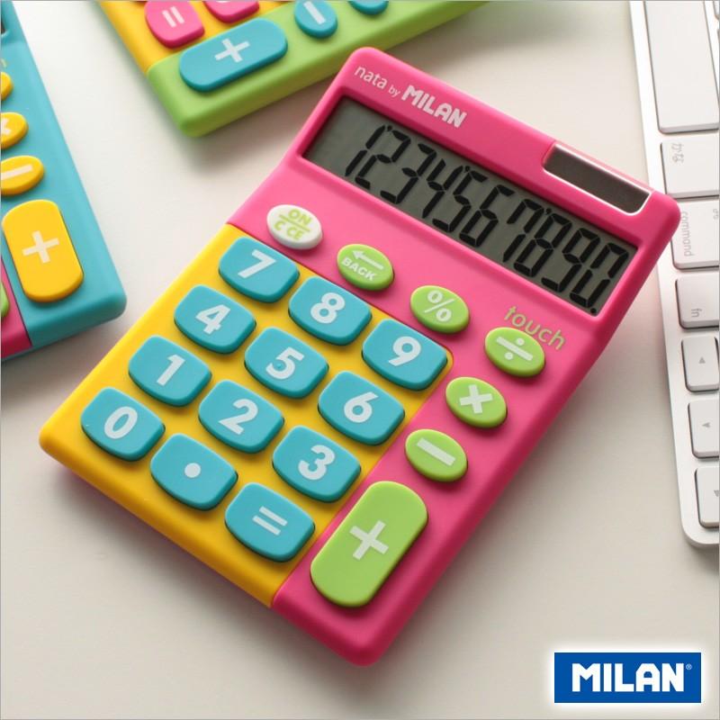 ポイント10倍 ミラン 電卓 おしゃれ ミラン Milan 電卓 10桁 タッチミックス Touch Mix ピンク tmpbl Box Milan 079 フジオカ文具e Stationery 通販 Yahoo ショッピング