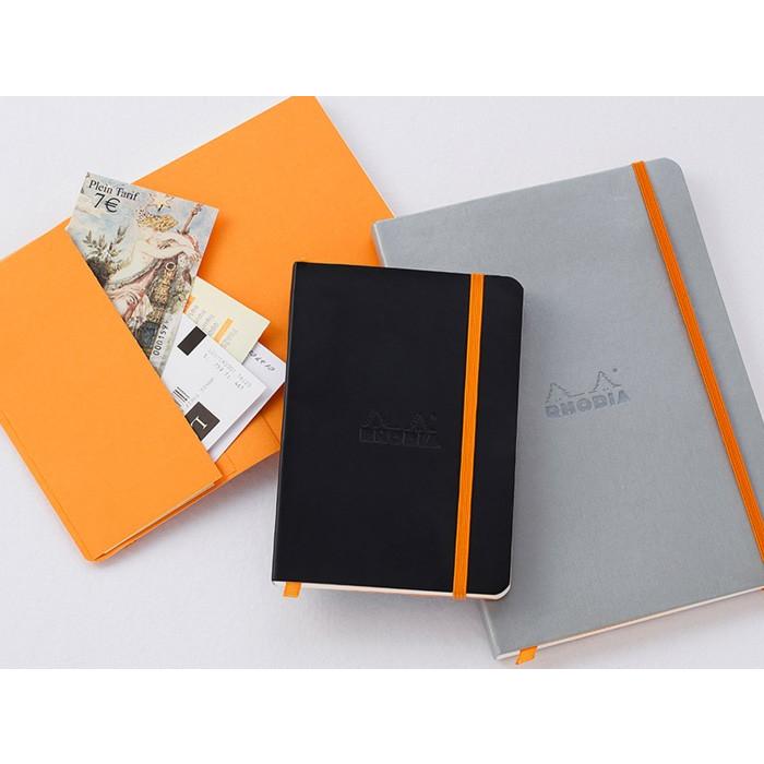 【メール便可 2冊まで】ロディア RHODIA ロディアラマ ソフトカバー ノートブック A5サイズ (ブラック・横罫線)(cf117402) ノート  フランス｜e-stationery-fujioka｜08