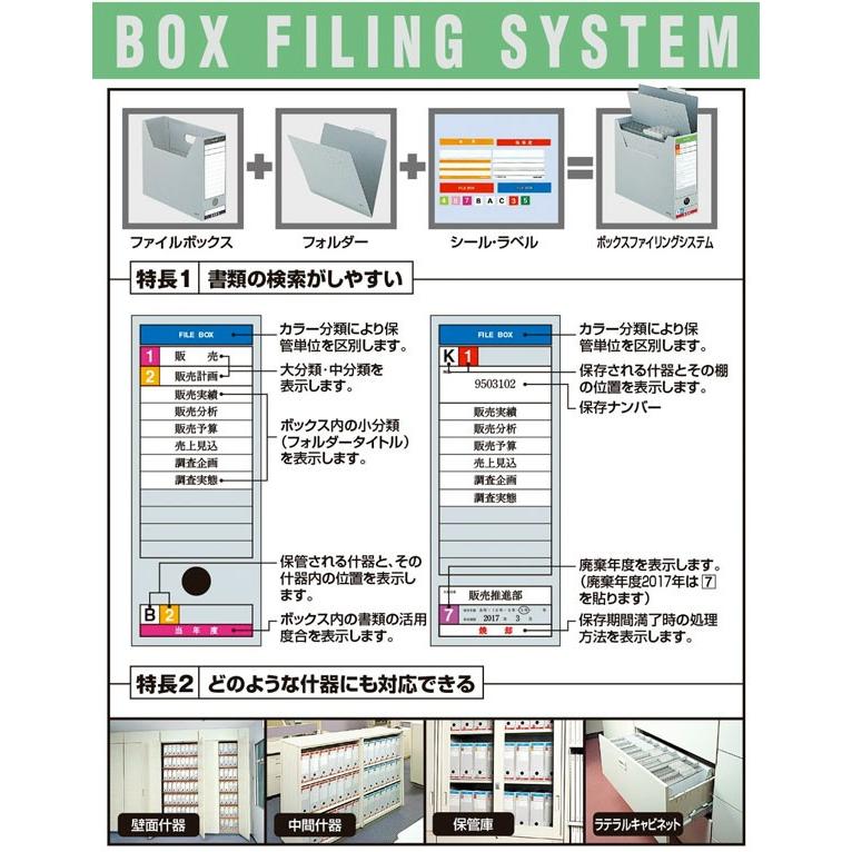 コクヨ / ファイルボックス-FS（Dタイプ） A4 背幅75mm【A4-SFD】｜e-stationery-fujioka｜02