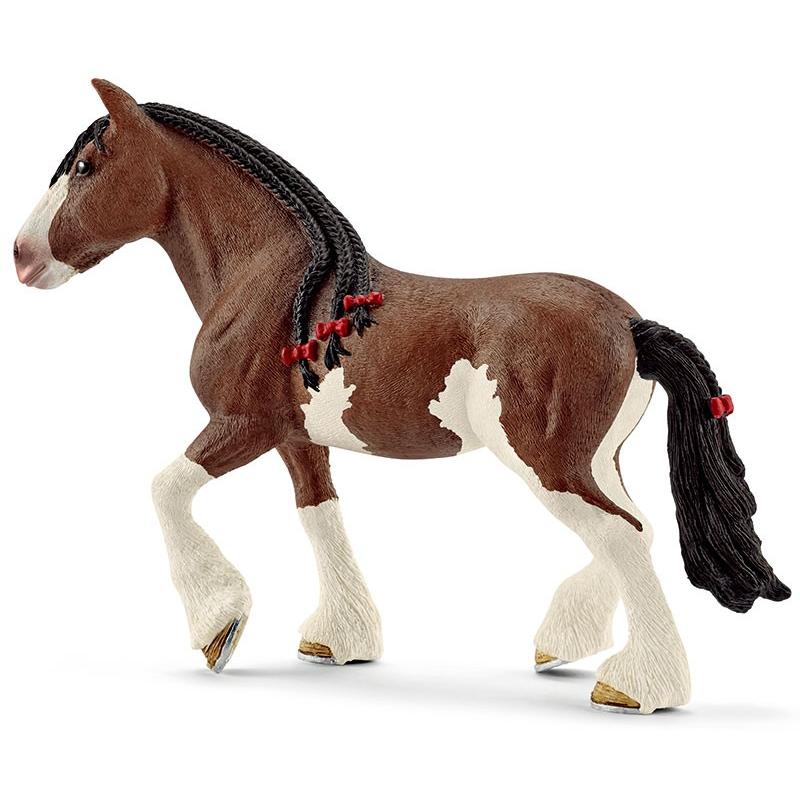 シュライヒ 動物フィギュア クライデスデール馬 メス 13809【Schleich