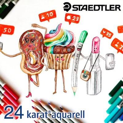 ステッドラー（STAEDTLER） STAEDTLER / カラト アクェレル 水彩色鉛筆