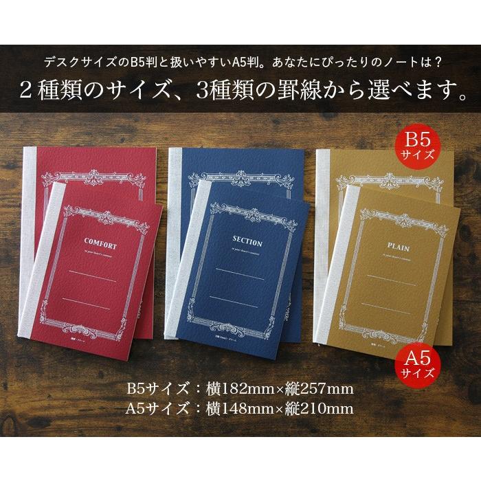 ノート 【メール便可 5冊まで】ツバメノート / SECTION セクション 5mm
