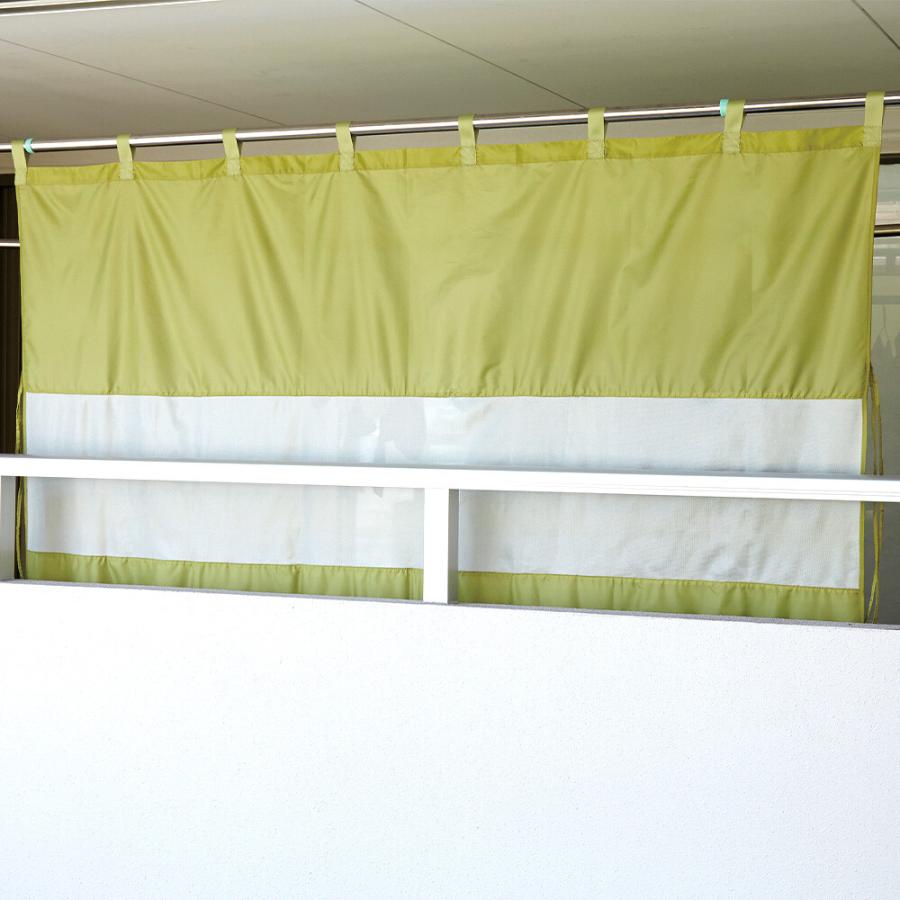 風を通す雨よけベランダカーテン　A-02 1007478 | アイメディア | 03