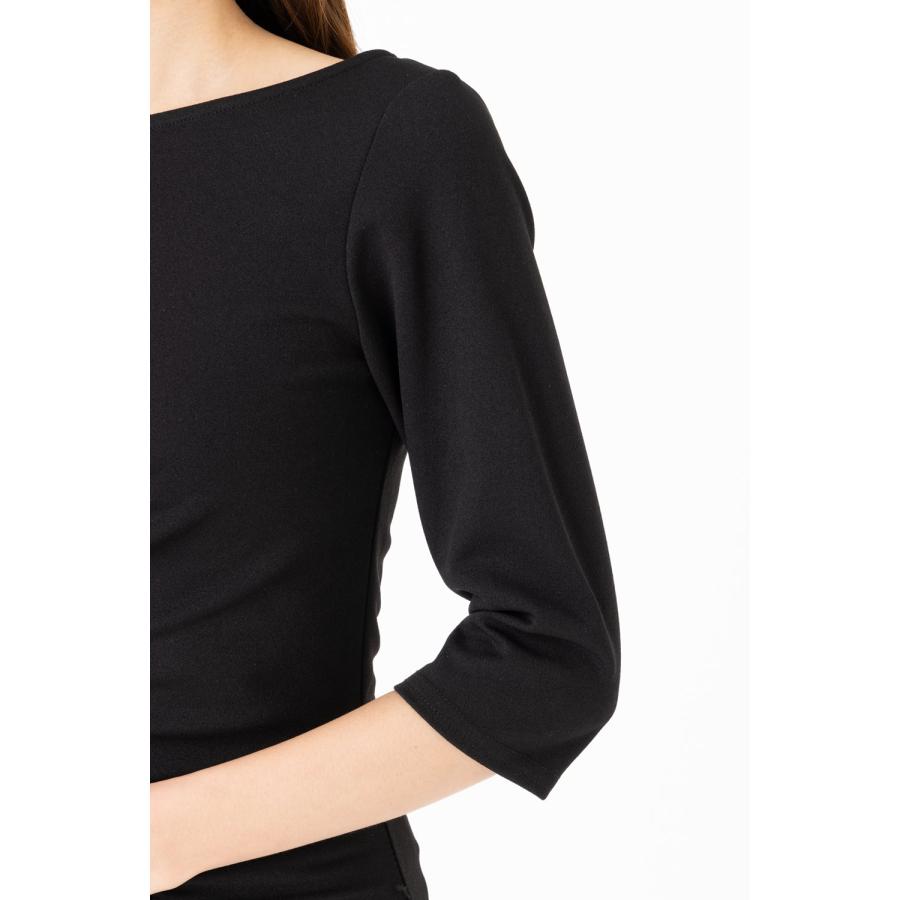 FAS ファス(FAS)ワンピース T1 T2 T3サイズ 七分袖 膝丈 無地