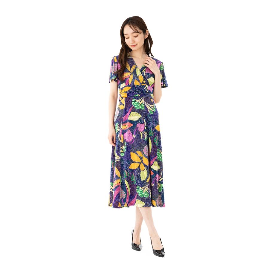 フィフィーユ ワンピース」 FIFILLES T1 T2 T3サイズ 半袖 ミモレ丈 v