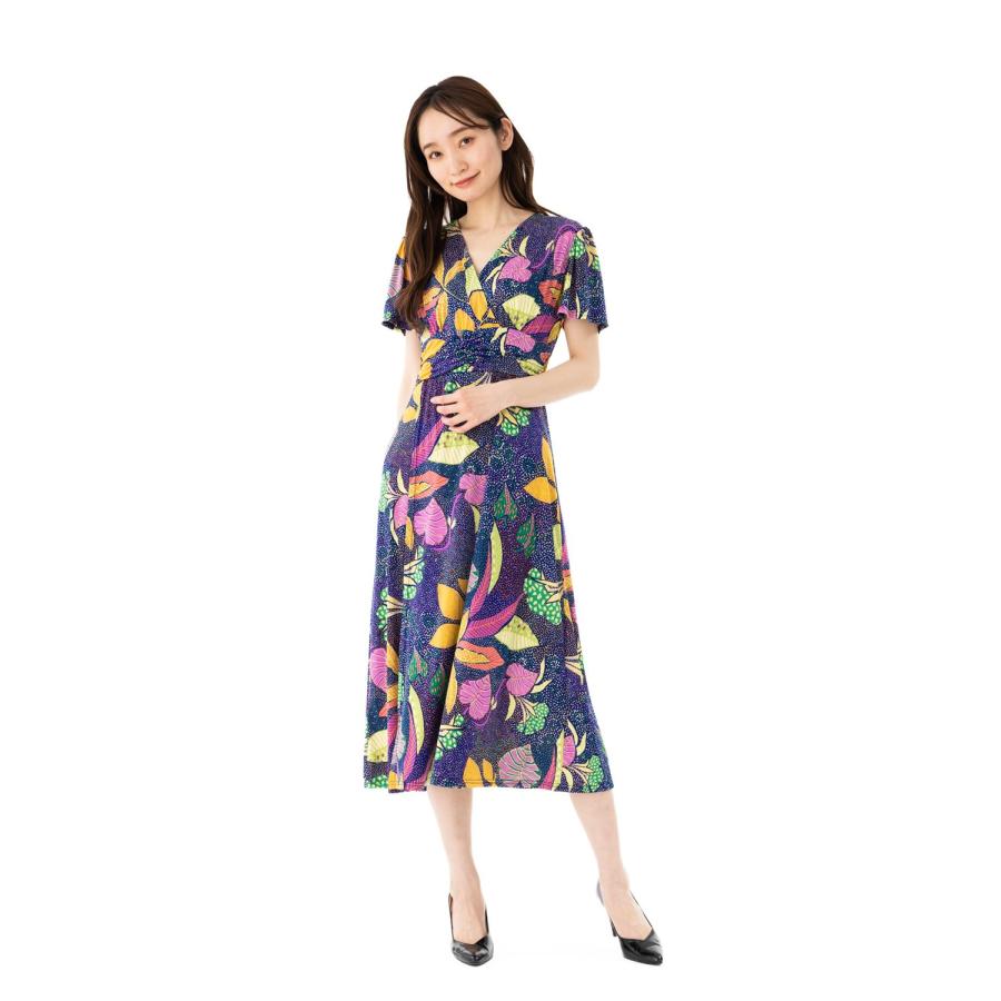 フィフィーユ ワンピース」 FIFILLES T1 T2 T3サイズ 半袖 ミモレ丈 v